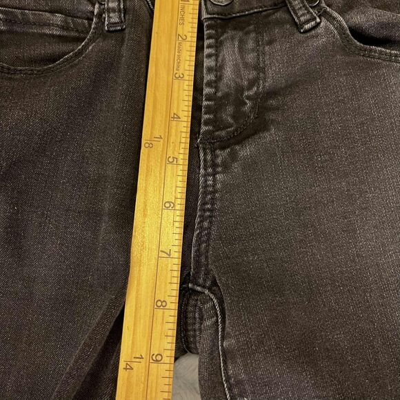 Articles of Society Jeans Women 24 Skinny Classic Black Stretch Denim Grunge Emo - Picture 12 of 12